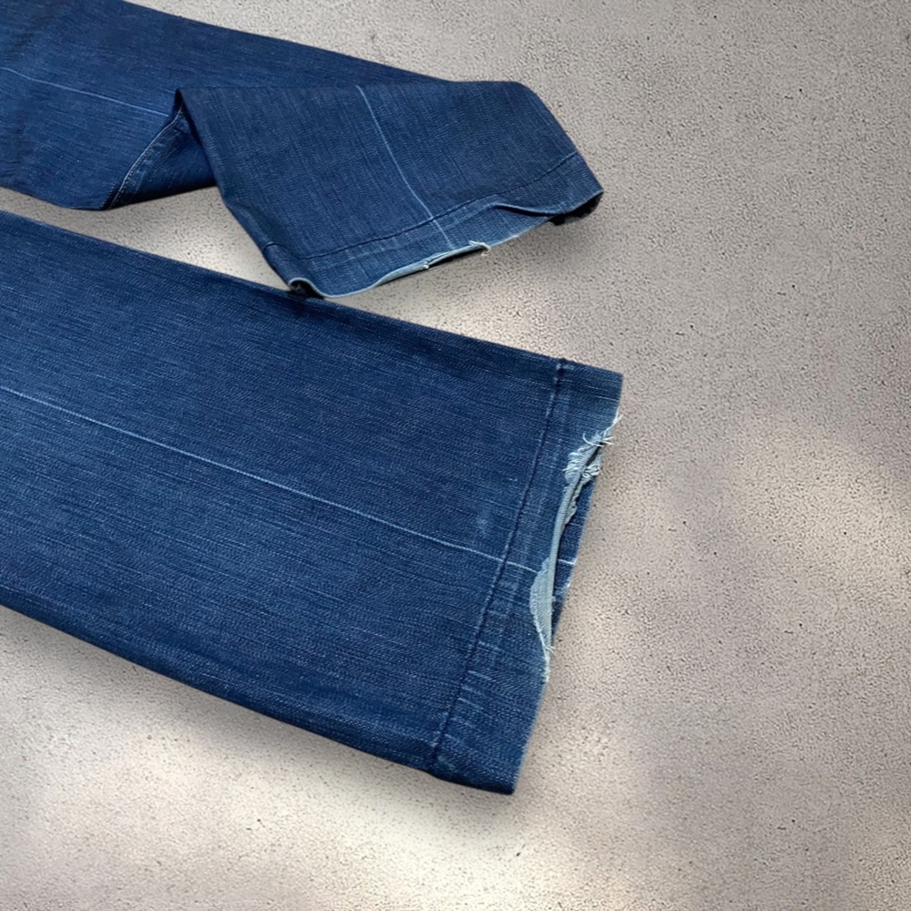 7 For All Mankind Blue Boot Cut Jeans - Picture 5 of 6
